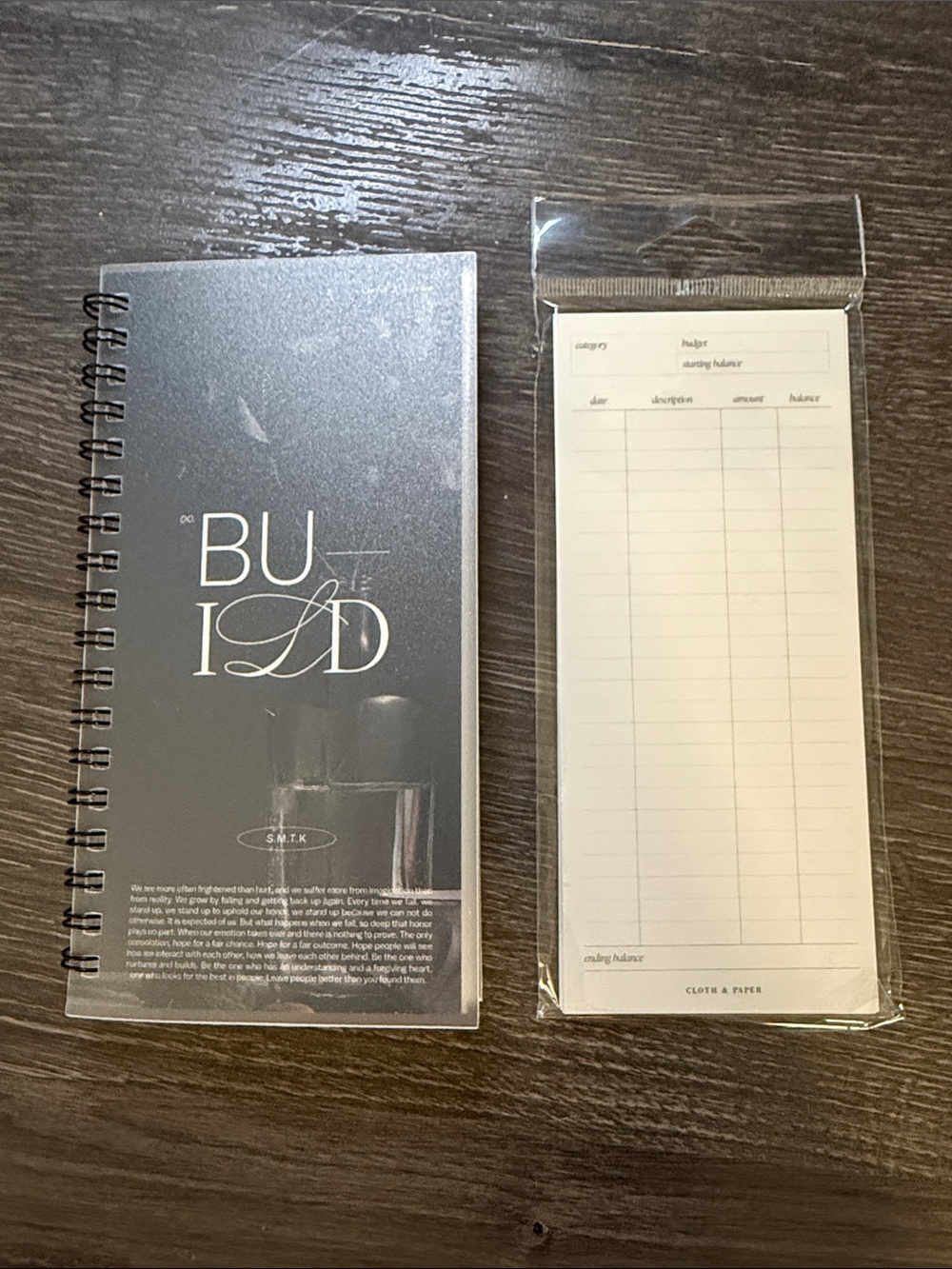 Cloth & Paper Budget Spiral-Bound Notebook